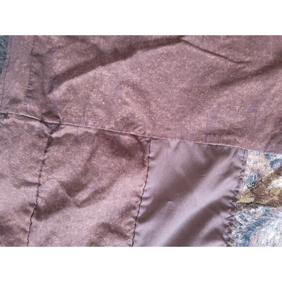 Pair of Handmade Rod Pocket Curtain Panels Bears Lodge Rustic Cabin 56"  x 46 Ea - Picture 4 of 6